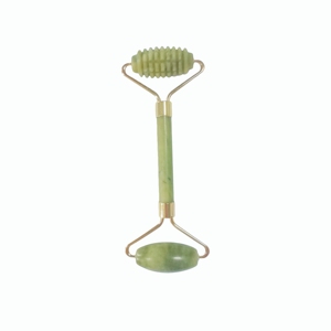 Newest Xiuyan <b>Jade</b> <b>Roller</b> and Guasha Face Skin Care Tool Kit Custom Logo Facial Remove Wrinkle Gua Sha Stone Massage Set - Product Image 4