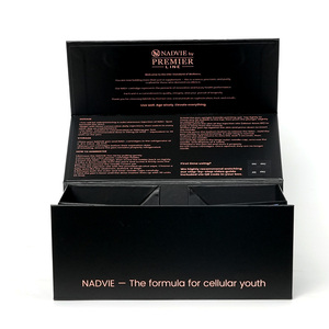 Scatola di Lusso Personalizzata con Logo in Lamina Oro Rosa, Chiusura Magnetica Pieghevole, Confezione Rigida per Cosmetici e Prodotti Medici - Product Image 5