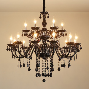 Lampadario per Camera dei Bambini, Lampadario ROSA, Lampada a Candela in Cristallo per Hotel, Soggiorno, Bar, Lampadario Europeo a Candela - Product Image 1