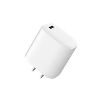 Chargeur rapide USB-C 20W, prise de charge américaine, adaptateur d'alimentation mobile de type C, charge rapide pour iPhone, certifié ETL RoHS