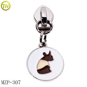 压铸袋拉手拉链标签批发logo空白品牌拉链魅力外套装饰 - Product Image 6