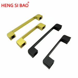 Manijas de Gabinete Negras de Doble Orificio de Aleación de Aluminio de Estilo Moderno y Bajo Precio, Adecuadas <span class=keywords><strong>para</strong></span> <span class=keywords><strong>Muebles</strong></span> y Gabinetes - Product Image 3