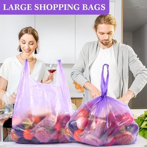 ถุงขยะแบบเสื้อยืดขายส่งจำนวนมาก ถุงขยะแบบเสื้อกั๊กทนทาน ราคาโรงงาน - Product Image 6