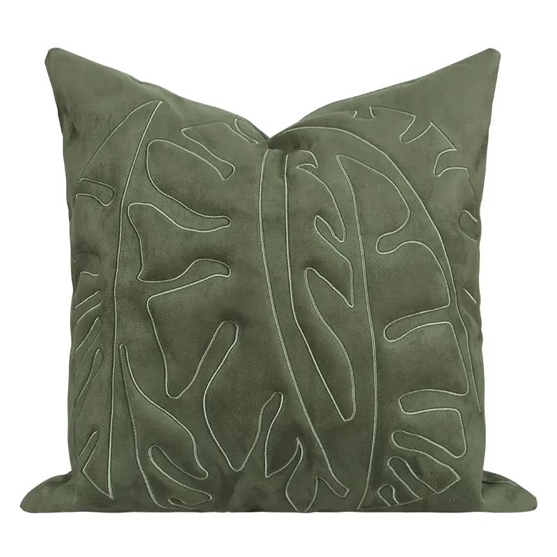 Taie d'oreiller moderne géométrique en trois dimensions, housse de coussin décorative douce, taie d'oreiller de 18x18 pouces