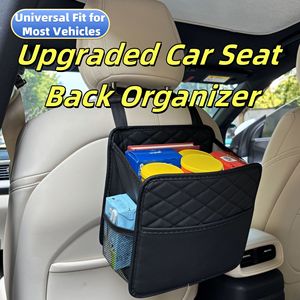 Sac de rangement universel pour siège de voiture Version améliorée Sac organisateur suspendu rapide de grande capacité Matériau en cuir Logo imprimable - Product Image 2