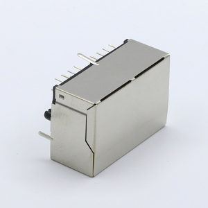 Nữ <span class=keywords><strong>RJ45</strong></span> che chắn mạ vàng 10-Core Modular cắm đa cổng mặt bích núi Ethernet nối cho internet chất lượng cao jack - Product Image 3