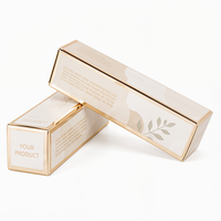 Boîte en papier personnalisée pour produits de soin du visage avec un design d'emballage élégant pour la vente au détail