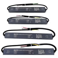 Bande d'alimentation LED linéaire étanche en aluminium YSD 12V 24V 60W tension constante AC-DC transfert d'énergie pilote unique 5 ans