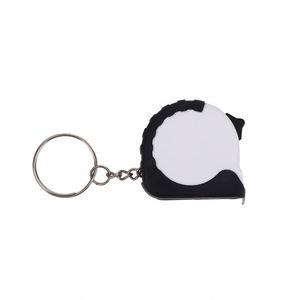X926-1 Promotional Portable Mini Steel Tape Measure 1m <b>Keychain</b> with <b>Custom</b> Logo Digital Printing Guangdong Made - Product Image 3