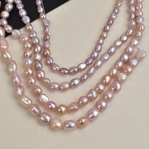 Perles d'eau douce blanches ovales de 3,5-4 mm de la marque Wenchi, mini perles à poinçonner, petites perles en vrac fabriquées en Chine pour accessoires de collier DIY - Product Image 2