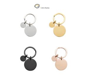 Etiqueta de identificación de perro Lisa redonda de buena calidad, etiqueta de perro de Metal de acero inoxidable Collar de mascota joyería etiqueta antipérdida logotipo láser - Product Image 5