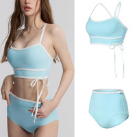 Set Yoga 2 Potong Bahan Bernapas Warna-warni Terinspirasi Dopamin, Bra Olahraga Sensasi Nude, Celana Pendek Peach-bottom, Baju Renang, Pakaian Aktif untuk Olahraga