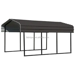 Heavy Duty Carport Galvanized Steel Roof Car Shelter Large Metal Garage for Boats