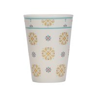Paire de tasses à thé en céramique chinoise, design floral Dunhuang Baoxiang, 400 ml, avec boîte cadeau marine pour la cérémonie du thé