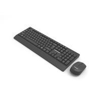 Teclado y ratón inalámbricos ergonómicos, compactos y económicos de 2,4 GHz para juegos, con combo de 3 botones y 1000 DPI