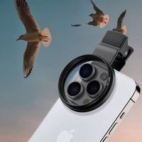 SENBIDA Filtre polarisant CPL pour téléphone portable 52 mm, matériau en verre, cadre en alliage d'aluminium, réduction des reflets, photographie en direct