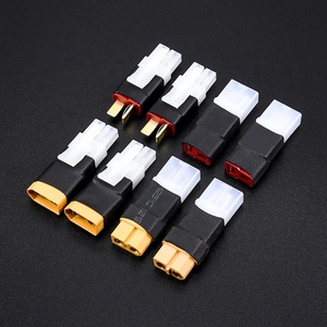 Adaptateur <span class=keywords><strong>Tamiya</strong></span> <span class=keywords><strong>XT60</strong></span> mâle vers femelle pour batterie Lipo d'avion RC avec connecteur Deans, accessoires de jouets électriques - Product Image 3