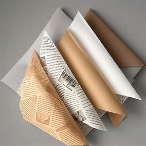Papel Encerado Antigrasa Personalizado para Envolver Sándwiches, Papel de Grado Alimenticio para Envolver Hamburguesas - Product Image 1