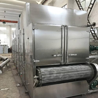 Senven Automatische Doorlopende Mesh Band Droger Machine Energiebesparing Voor Groenten Fruit Motor Gemaakt Ti Sus316l Voedselverwerking