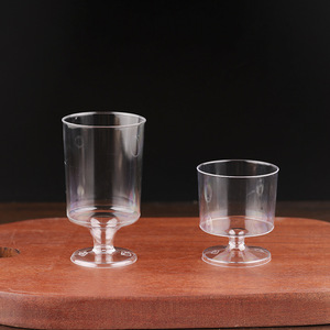 Tùy Chỉnh 150Ml Rượu Vang Mousse Món Tráng Miệng Cốc Nhựa Kem Dùng Một Lần Sữa Chua Thạch Bánh Sinh Tố Cup Vòng Hình Dạng Rõ Ràng PS Ly - Product Image 1