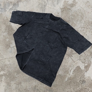 เสื้อยืดคอกลมผ้าฝ้าย 100% คุณภาพสูง สั่งทำได้ ปักโลโก้สไตล์วินเทจ สตรีทแวร์ ทรงโอเวอร์ไซส์ หนานุ่ม สำหรับผู้ชาย - Product Image 1