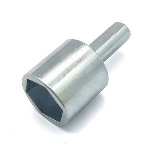 Adaptateur de perceuse à vis sans fin pour vérin à ciseaux de camping-car en acier robuste, adaptateur de vérin à entraînement hexagonal de 3/4 po compatible avec les perceuses électriques de 3/8 po et 1/2 po JX24025 - Product Image 1