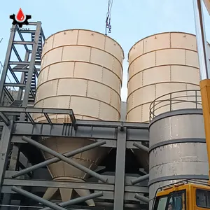 Silo di cemento di vendita calda stoccaggio di calcare di ceneri volanti silos di tipo imbullonato da 100 tonnellate per impianto di betonaggio in vendita