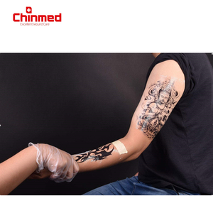 Transparent <strong>Waterproof</strong> Tattoo Aftercare Film Medical <strong>Dressing</strong> with Air-permit PU Film and Medical Glue - Product Image 2