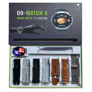 Set regalo moda 7 + 1 cinghie D9-Watch 4 Wireless caricatore Reloj <span class=keywords><strong>D</strong></span> <span class=keywords><strong>9</strong></span>-Watch 4 Pro vestito Smart Watch per donna uomo Sport PK I20 - Product Image 1