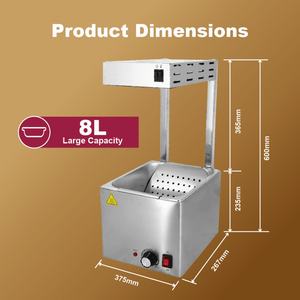 Lampe thermique pour frites, chauffe-frites portable, lampe chauffante pour aliments, nouveaux styles, chauffe-frites pour restaurant - Product Image 4