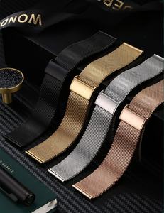 Bracelet en maille acier inoxydable, 20mm pour montre <span class=keywords><strong>Garmin</strong></span> <span class=keywords><strong>Venu</strong></span> 2, dégagement rapide, 22mm, maille métallique, Samsung Galaxy Watch 4 40mm - Product Image 6