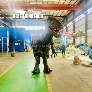 Dành cho người lớn mặc Raptor khủng long con rối đi bộ kích thước cuộc sống khủng long trang phục ẩn chân - Product Image 4