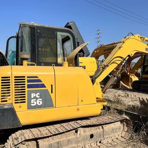 Venta caliente Japón construcción Komatsu PC56 usado 5t pequeño usado excavadora sobre orugas, Komatsu PC 56 30 35 40 50 60 maquinaria usada - Product Image 3
