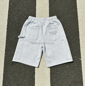 Pantalones Cortos Deportivos Casuales para Hombre, Nuevos de Verano, con Bordado, Estampado y Pedrería, Ideales para el Gimnasio - Product Image 1