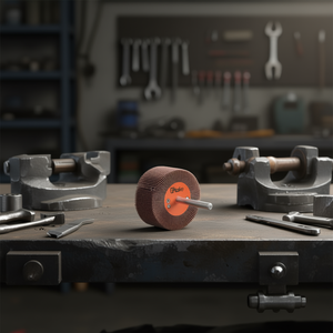 Ttake Abrasive Flap <b>Wheel</b> 40x15 Mm 60 Grit 6 Mm Shaft For Metal <b>Grinding</b> - Product Image 3