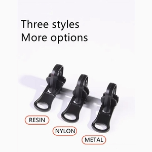 Glissières réversibles <span class=keywords><strong>sur</strong></span> mesure pour fermeture éclair à tête rotative autobloquante, tirette double face pour veste - Fermetures éclair en <span class=keywords><strong>résine</strong></span> de nylon # 3 # 5 # 8 - Product Image 3