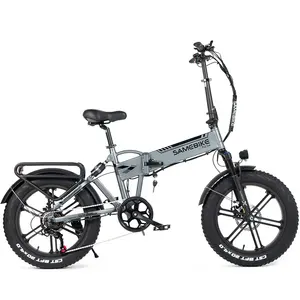 750W e-bike folding model XWLX09 strong power 7 speeds off road mountain 20 inch ebike fat bike