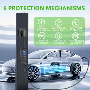 תחנות טעינה ניידות OEM סוג 1 סוג 2 מאושרות GB/T 7 קילוואט 11 קילוואט מטען לרכב חשמלי - Product Image 5