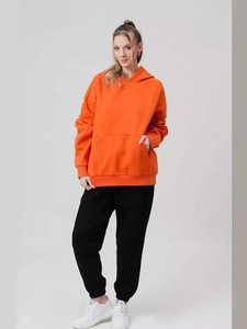 Sudadera con Capucha de Color Sólido para Mujer, Venta al Por Mayor, Ropa de Calle para Otoño e Invierno, Marca Privada Personalizada - Product Image 5