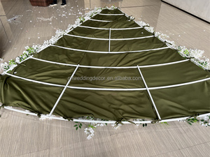 Buon design fiore soffitto tenda matrimonio sfondo decorazione della <span class=keywords><strong>sala</strong></span> matrimonio fiore tenda del soffitto <span class=keywords><strong>per</strong></span> il tetto - Product Image 3