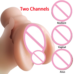 YAQU 輸入原材料 6.69インチ長 TPE製ペニスマスターベーター 5D肉襞 豊満で柔らかい肉感 男性向けマスターベーション用大人のおもちゃ - Product Image 2