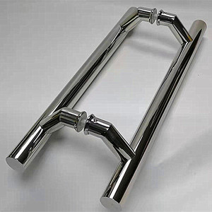 Tay Nắm Cửa Kính Bằng Gỗ Kiểu H Cổ Điển Bằng Thép Không Gỉ 304 Tay Nắm Cửa Kính Bằng Thép Không Gỉ Với Carbon Hoàn Thiện - Product Image 4