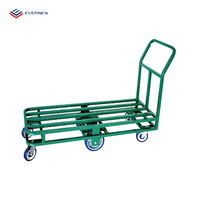 Chariot en métal multifonctionnel à Double étages, outil de poignée et de marquage de caddie à la main, chariot de nourriture, chariot mobile pour les courses