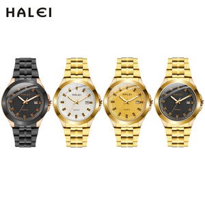 Montre simple à quartz HALEI neuve et originale, étanche 3 ATM, en acier inoxydable, mouvement japonais, vente en gros en dropshipping - Product Image 6