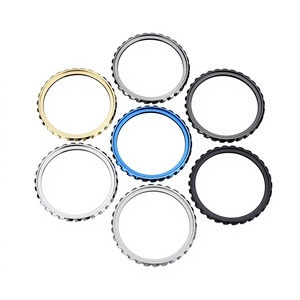 Nouveau 2025 Lunette de montre SKX007 en acier inoxydable 316L, fine et rotative, style roue de véhicule turbine, pour modification de montres-bracelets et pièces d'outillage - Product Image 6