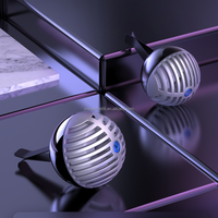 Diffuseur d'arômes personnalisé moderne en alliage de zinc magnétique pour grille d'aération de voiture, désodorisant et rafraîchisseur d'air intérieur
