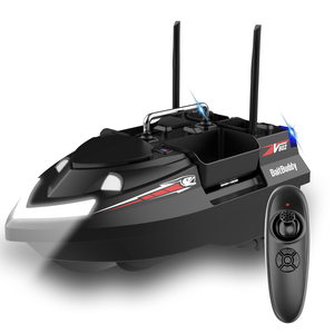 <span class=keywords><strong>Barco</strong></span> Cebador para Pesca Flytec V802/V802 PRO, Versión Rusa, 500M, 3KG, Negro/Naranja, con 4 Silos - Product Image 4