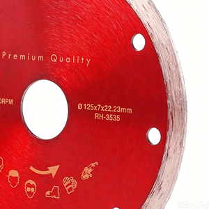 <span class=keywords><strong>Disque</strong></span> de coupe en céramique <span class=keywords><strong>diamant</strong></span>ée <span class=keywords><strong>professionnel</strong></span> 125x22.2mm pour la découpe de carreaux, fourniture OEM - Product Image 4
