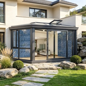 Moderner Verbundglas-Wintergarten für den Außenbereich - Flexibler Raumschmiede mit hoher Lichtdurchlässigkeit für individuelle Lifestyle-Anforderungen - Product Image 3