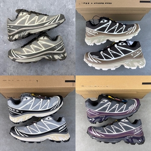 รองเท้าวิ่งและรองเท้าเดินป่า Solomons XT-6 EXPANSE สีขาวล้วน คุณภาพสูงสำหรับผู้ชายและผู้หญิง ขายส่ง วัสดุ PU และตาข่าย พร้อมระบบรองรับแรงกระแทก - Product Image 2